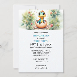 Dinosaurier aus Ei Einladung