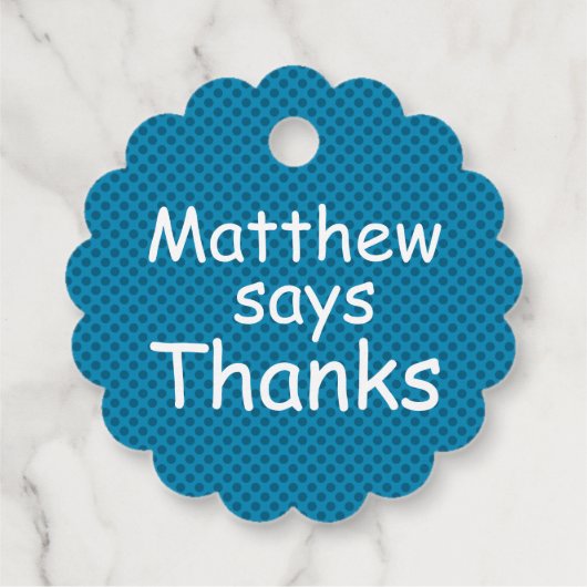 Dinosaurier aus Ei Geschenkanhänger (Rückseite)