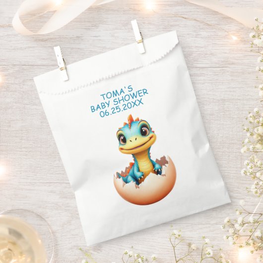 Dinosaurier aus Ei Geschenktütchen (Ausgeschnitten)