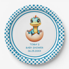 Dinosaurier aus Ei Pappteller