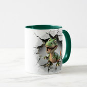 Dinosaurier aus einer Höhle Tasse (VorderseiteRechts)