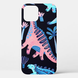 Dinosaurier aus niedlichem Cartoon nahtlos in Skan Case-Mate iPhone Hülle