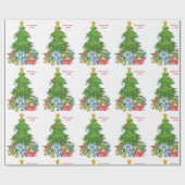 Dinosaurier aus Weihnachtsverpackungspapier kunden Geschenkpapier (Flach)