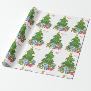Dinosaurier aus Weihnachtsverpackungspapier kunden Geschenkpapier