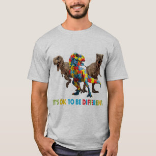 Dinosaurier Autism Awareness Design verfügt über e T-Shirt