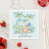 Dinosaurier Baby Shower Paper Napkins Serviette (Beispiel)