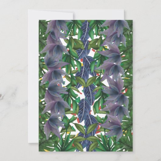 Dinosaurier Baby Shower Party | Stomp Chomp Roar! Einladung (Rückseite)