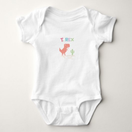 Dinosaurier Baby Strampler (Vorderseite)