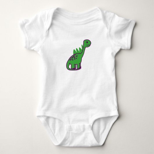 Dinosaurier Baby Strampler (Vorderseite)