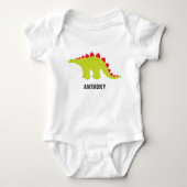 Dinosaurier Baby Strampler (Vorderseite)