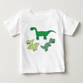 Dinosaurier Baby T-shirt (Vorderseite)