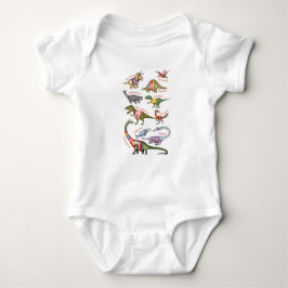 Dinosaurier-Babybodysuit Baby Strampler