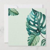 Dinosaurier Babydusche neutral Einladung (Rückseite)