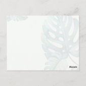 Dinosaurier Babydusche Postkarte (Rückseite)