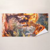 Dinosaurier Badehandtuch (Badehandtuch)