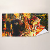 Dinosaurier Badehandtuch (Badehandtuch)