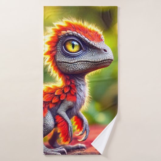 Dinosaurier Badehandtuch (Badehandtuch)