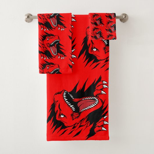 Dinosaurier Badhandtuch Set (Insitu)