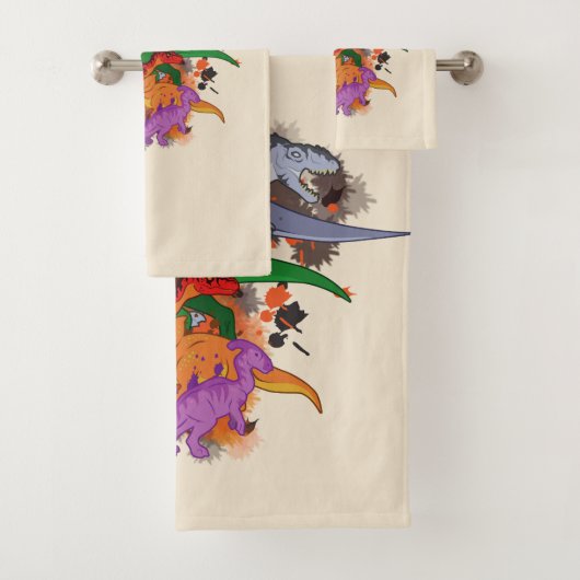 Dinosaurier Badhandtuch Set (Insitu)