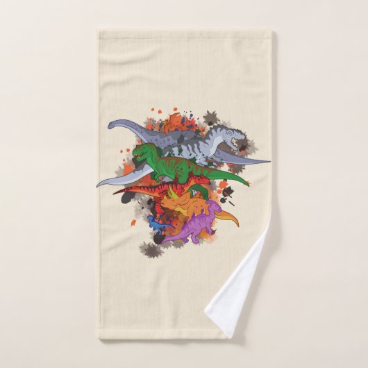 Dinosaurier Badhandtuch Set (Handtuch)