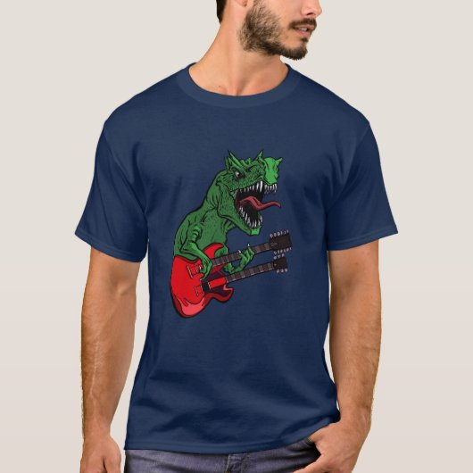Dinosaurier-Bänder T-Shirt (Vorderseite)