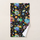 Dinosaurier Bau Crew Außenraumastronauten Badhandtuch Set (Handtuch)