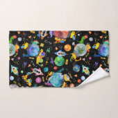 Dinosaurier Bau Crew Außenraumastronauten Badhandtuch Set (Handtuch)