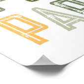 Dinosaurier Bau Party Begrüßungszeichen Poster (Ecke)