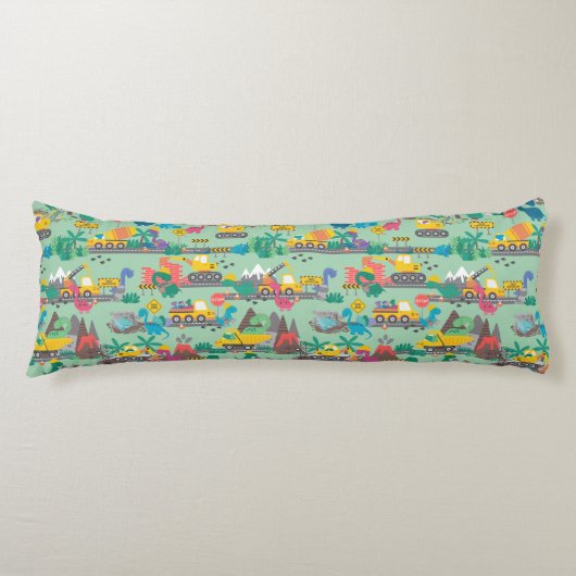 Dinosaurier-Baukids Seitenschläferkissen (Vorderseite)