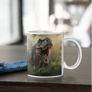 Dinosaurier, Beängstigend und Niedlich, Version 1 Kaffeetasse