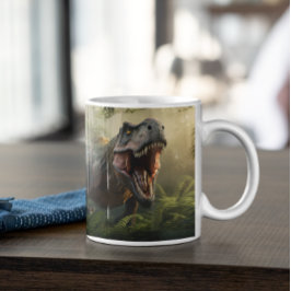Dinosaurier, Beängstigend und Niedlich, Version 1 Kaffeetasse