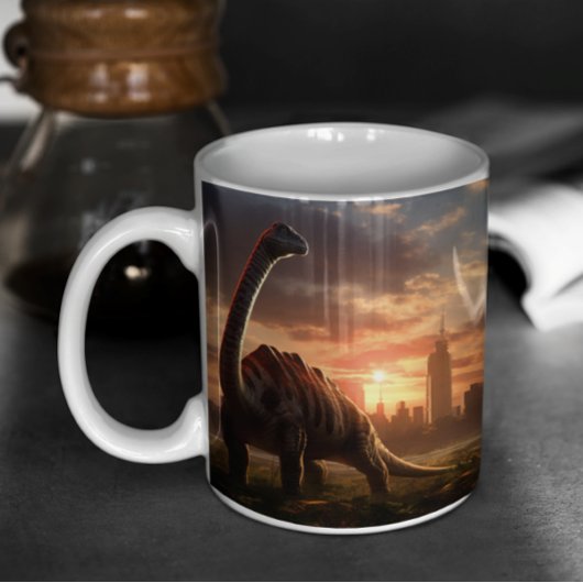 Dinosaurier, Beängstigend und Niedlich, Version 3 Kaffeetasse