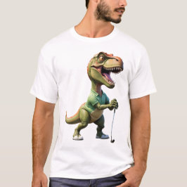 Dinosaurier beim Golfspielen Dinosaurier Golf Shir T-Shirt