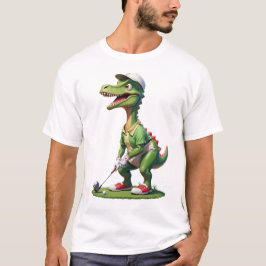 Dinosaurier beim Golfspielen Dinosaurier Golf Shir T-Shirt