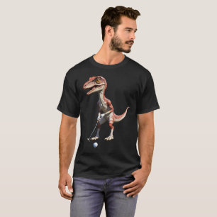 Dinosaurier beim Golfspielen Dinosaurier Golf Shir T-Shirt