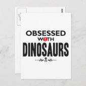 Dinosaurier besessen postkarte (Vorne/Hinten)