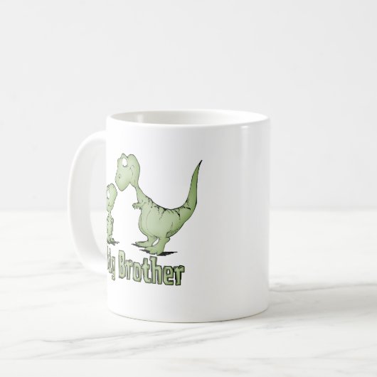 Dinosaurier Big Brother Tasse (Vorderseite Links)