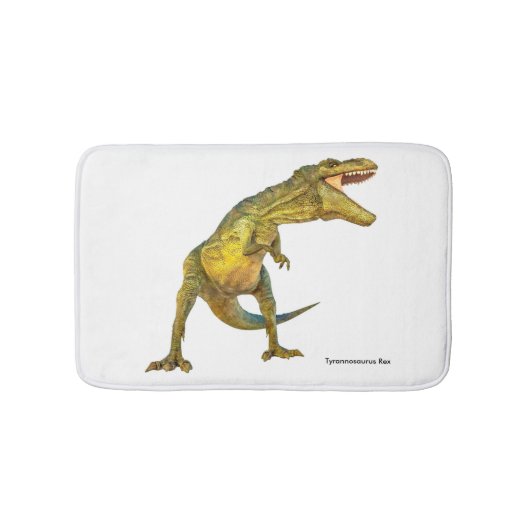 Dinosaurier-Bild Custom Small Bath Mat Badematte (Vorderseite)