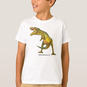 Dinosaurier-Bild für Kids-Sweatshirt-White T-Shirt