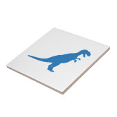 Dinosaurier Blue Fliese (Seite)