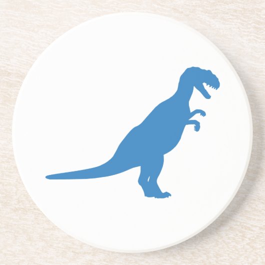 Dinosaurier Blue Getränkeuntersetzer (Vorne)