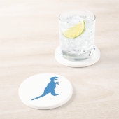 Dinosaurier Blue Getränkeuntersetzer (Seite)
