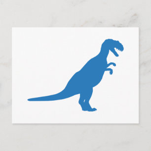 Dinosaurier Blue Postkarte