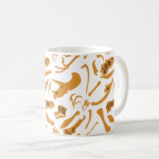 Dinosaurier Bones Kaffeetasse (VorderseiteRechts)