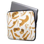 Dinosaurier Bones Laptopschutzhülle (Vorderseite Links)