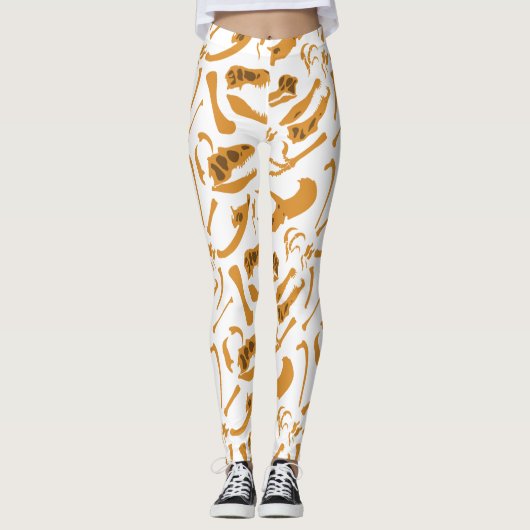 Dinosaurier Bones Leggings (Vorderseite)