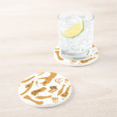 Dinosaurier Bones Sandstein Untersetzer (Seite)