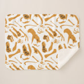 Dinosaurier Bones Sherpadecke (Vorderseite (Horizontal))