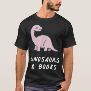 Dinosaurier & Books Kawaii Lover Anime Pastel Goth T-Shirt