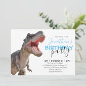 Dinosaurier Boy Ankündigung (Stehend Vorderseite)